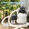 Pack of 2 pool hose adapter, pool hose connector, hose