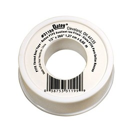 Oatey, White 31199 Thread Seal Tape, 1/2-Inch x 260-Inch