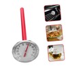 MUCKLILY 2pc Car Air Conditioner Thermometer Car Thermometer Red