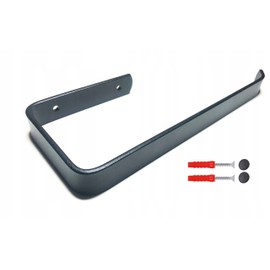 STALFORM Kitchen Roll Holder, Black, 28 cm, Practical Roll Holder with Drilling, Mounting Kit Included, Compatible with Roll Paper Towel, Paper Towel Holder, Kitchen Organiser