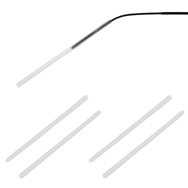 PATIKIL 2 Pairs Eye Glass Replacement Temples, Silicone Anti-Slip Eyeglass