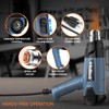 ROMECH 1500W Heavy Duty Heat Gun, Variable Temperature Control Hot