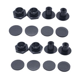 16 pcs/2set SHLPDFM Rear Window Windshield Glass Support Strut Hardware Kit 90101-SR3-000 90105-SR3-000 Fits for Honda Civic Hatchback 3-door 1992-1995