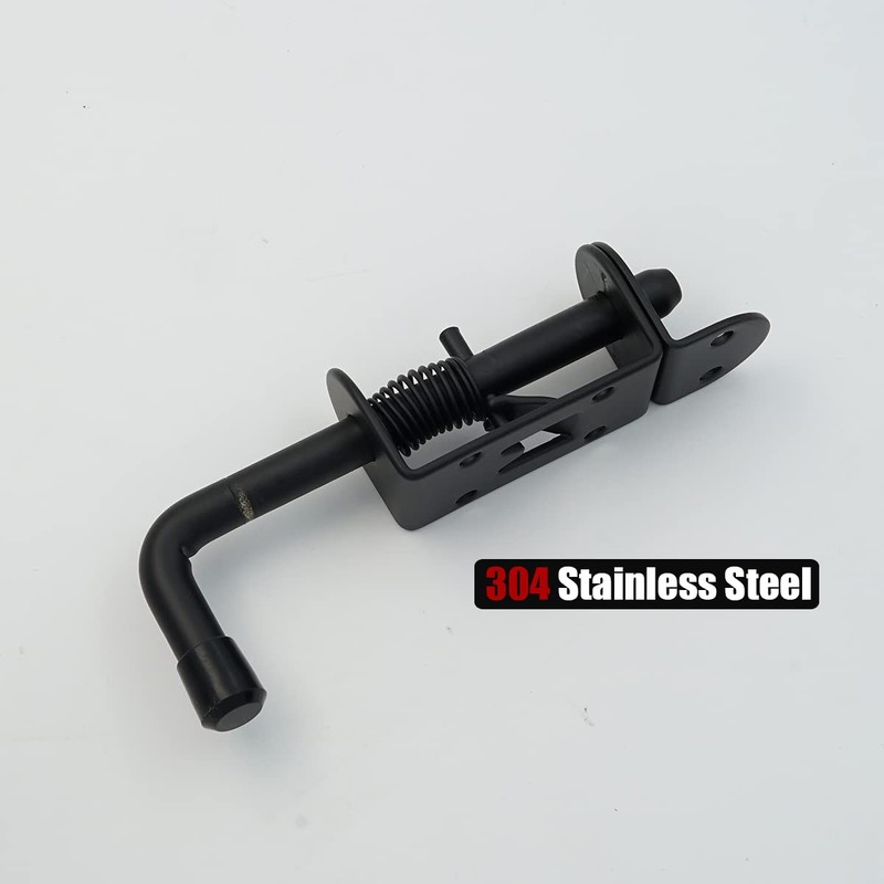JQK Spring Loaded Latch Pin, 304 Stainless Steel Barrel Bolt