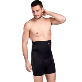 LIPOELASTIC® VHmm Comfort - Man post-operative compression garment (Black, 3XL)