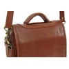VISCONTI - Women's Leather Crossbody Bag - Medium Briefcase/Work Bag