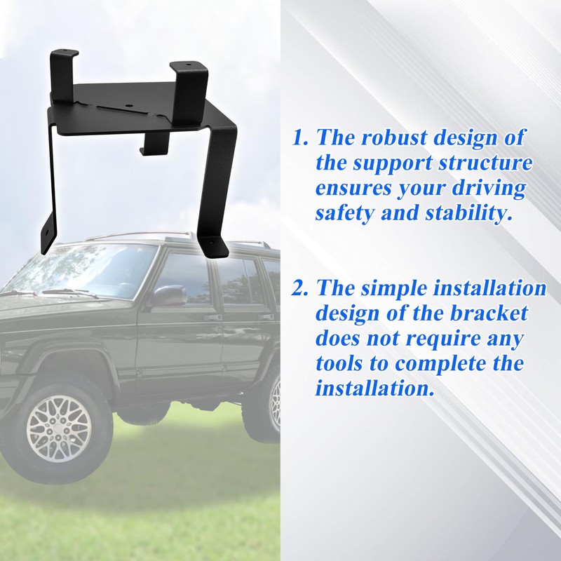 WEHOPE Center Console Support Bracket Compatible with Jeep Cherokee XJ