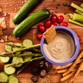 Truffle Tahini 3-Pack by EZ Tahini, Roasted Sesame Seed Paste in an Easy-to-Mix Cup for Fresh Tahini: Keto & Paleo Friendly, Gluten Free, Vegan, 3-Pack