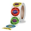 Thank You for Coming to My Party Stickers Roll All-Purpose