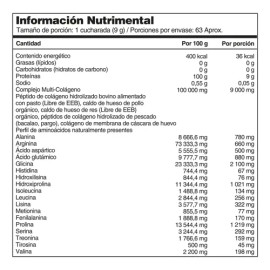 Multi Colágeno Hidrolizado En Polvo Codeage Sin Sabor 567 Gr                                                                                          