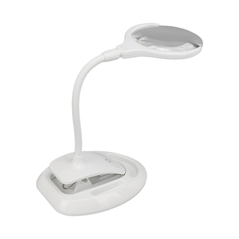 Magnifying Lamp 6 LED 2 Gears Optical Lens Adjustable Foldable