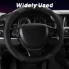 Luxury Car Steering Wheel Cover, Anti-Slip, Breathable Microfiber Leather, Heavy