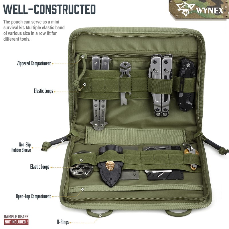 WYNEX Tactical Folding Bag for Administrator Molle Tool Bag with
