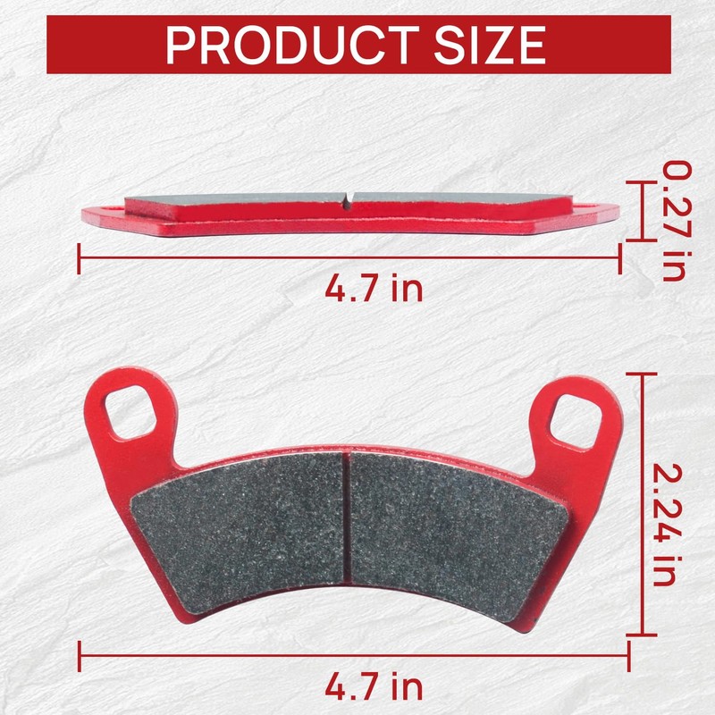 Upgraded Brake Pads Compatible with Polaris RZR XP 1000 EPS