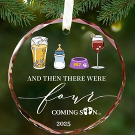 Eokeanon House Warming Gifts First Christmas in New Home Ornament 2024, New Home Christmas Ornament 2024, Housewarming Gift Moving House Gift, New House Christmas Tree Decor