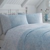 Dreams & Drapes - Light Blue Paisley Duvet Cover -