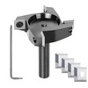 SpeTool Spoilboard Surfacing Router Bit Include 4 Additional Carbide Inserts,
