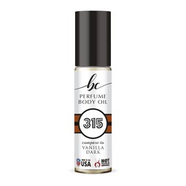 BIOCURA BC Perfume 315 Inspired by Emra Vanilla Dark For Women & Men Replica Fragrance Body Oil Dupes Alcohol-Free Sample Travel Size Concentrated Long Lasting Roll-On 0.3 Fl Oz/10ml