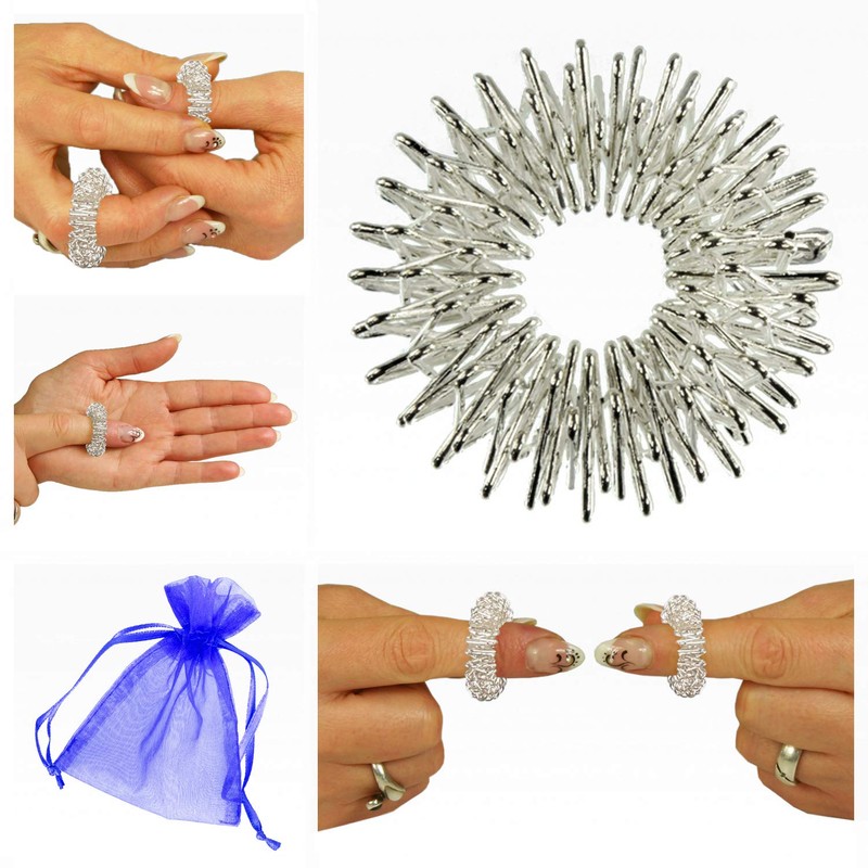 CHI-ENTERPRISE - Premium Massagering für den Finger | Antistress Ring