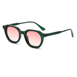 YAMEIZE Retro Round Sunglasses for Women Men Vintage Trendy Small Sunglasses Round Classic Fashion UV400 Protection