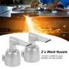 2pcs 20mm 90 Degree Angled Weld Nozzle Hot Air Gun