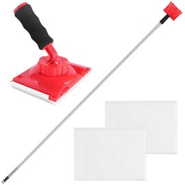 Homaisson Paint Edger Tool for Walls and Ceilings, Adjustable Length 35.4 in/90 cm to 93.3 in/234 cm, Includes 2 Refill Pads and Extendable Pole, Ceiling Edger Painting Kit