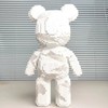 yaoyaoplay DIY Building Blocks Set (Red Heart White Bear)
