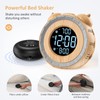 uscce Dual Extra Loud Alarm Clock with Bed Shaker -