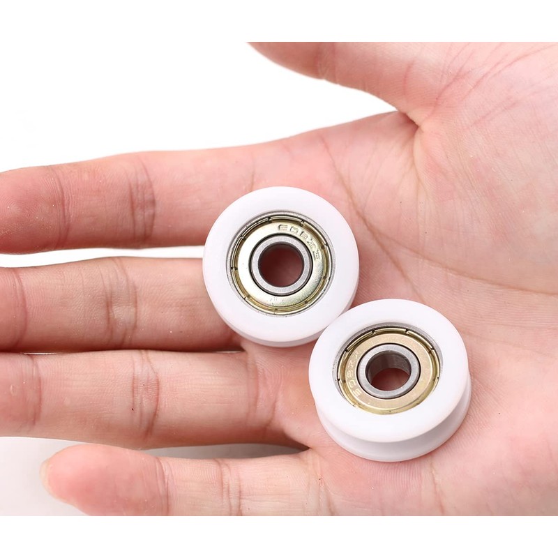 Chiloskit 5x 8 * 30 * 10mm Nylon Round Pulley