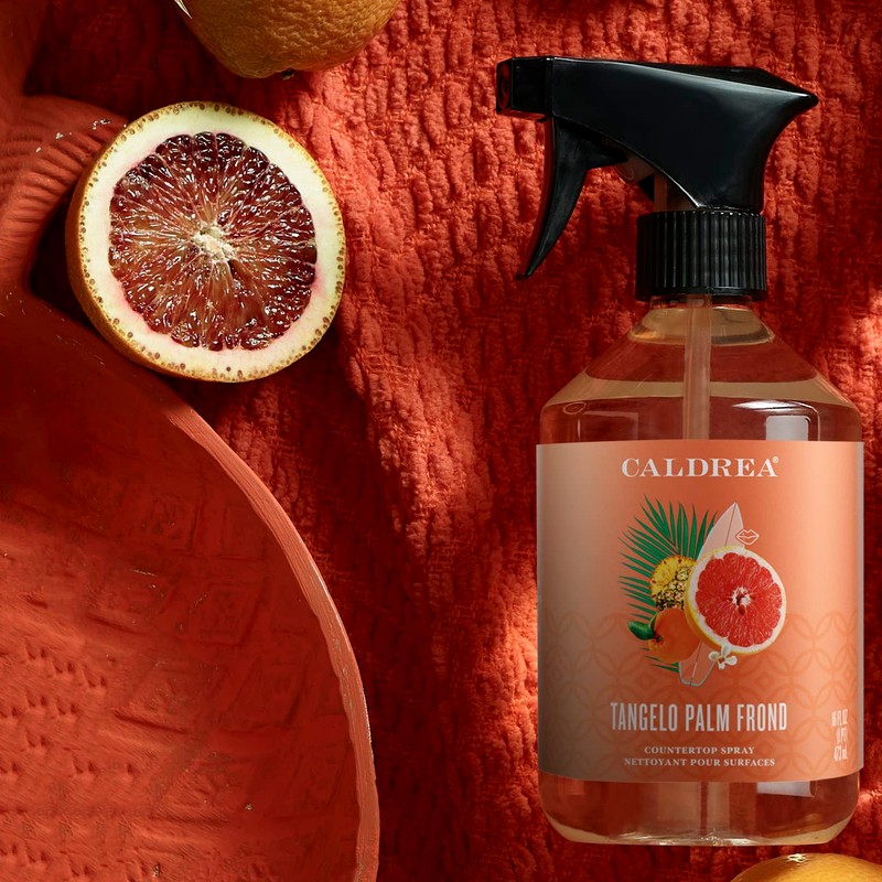 Caldrea Multi-surface CounterTop Spray Cleaner, Made With Vegetable Protein Extract,