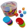 400pcs Learning Counters Chips Round Colorful 3cm Diameter Smooth Multifunctional
