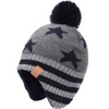 Foruhoo Boy's Winter Beanie Hat, Girl’s Knitted Hat with Bobble