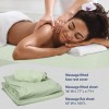 ForPro Professional Collection Sage Microfiber 3 Piece Massage Sheet Set