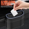Sandfren Car Trash Can with Lid, Leakproof Mini Vehicle Garbage