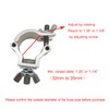 2 Pcs DJ Lighting Clamps 1-1/4" - 1-3/8" Lighting Mount