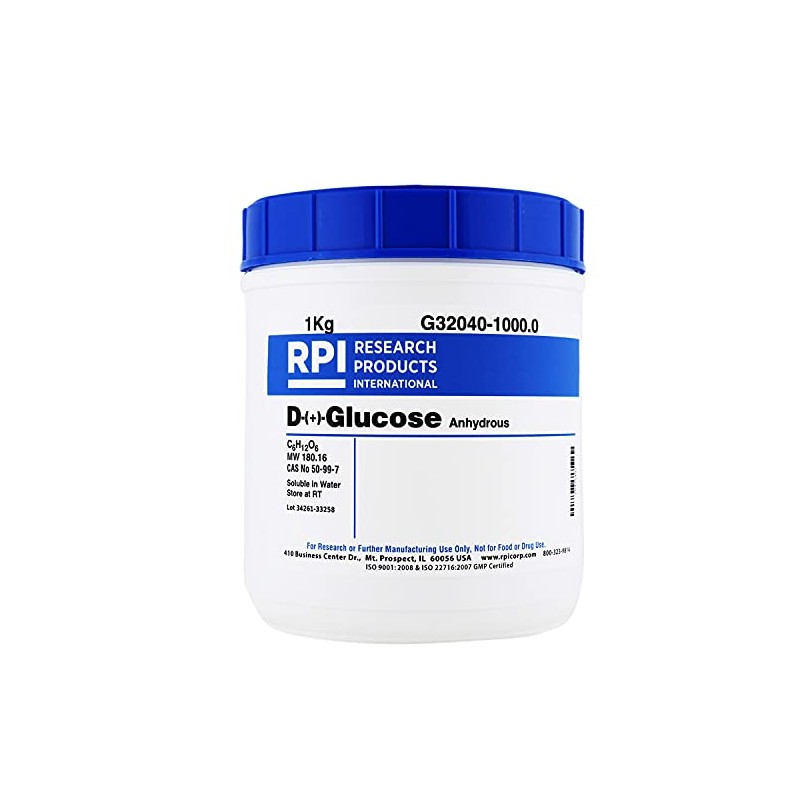 D-()-Glucose [Dextrose Anhydrous], USP Grade, 1 Kilogram