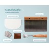 Kook Banneton Bread Proofing Set, Artisan Sourdough Bread Making Kit,
