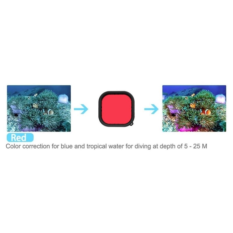 CamGo Red Lens Waterproof Case Filter for GoPro Hero 13