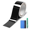 Lypumso Gloss Black Vinyl Wrap for Chrome Delete, 2 Inch