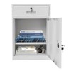 HAPPCUCOE 1 Drawer File Cabinet,Vertical File Storage Cabinet with Lock,