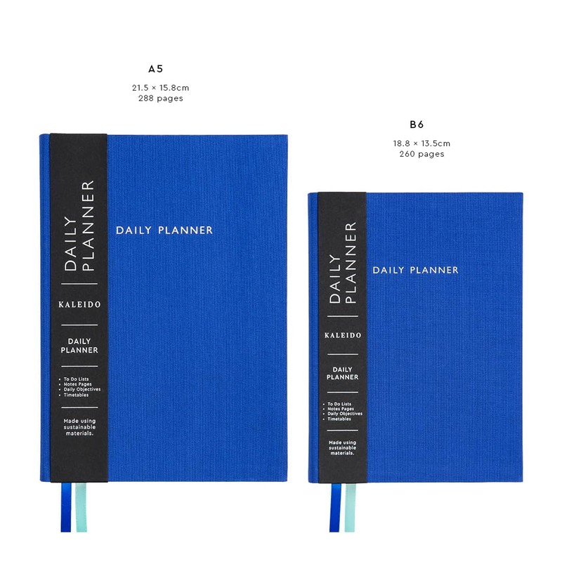 Undated Daily Planner Notebook | To Do Lists Hourly Schedule