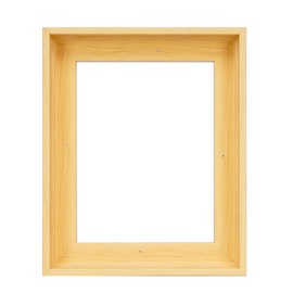 HUACANVAS Canvas Floater Frames,Canvas Floating Frame,Floater Frames for Canvas Paintings,Canvas Picture Frame,Canvas Frame for Home Decor (16"x20",Light Brown)