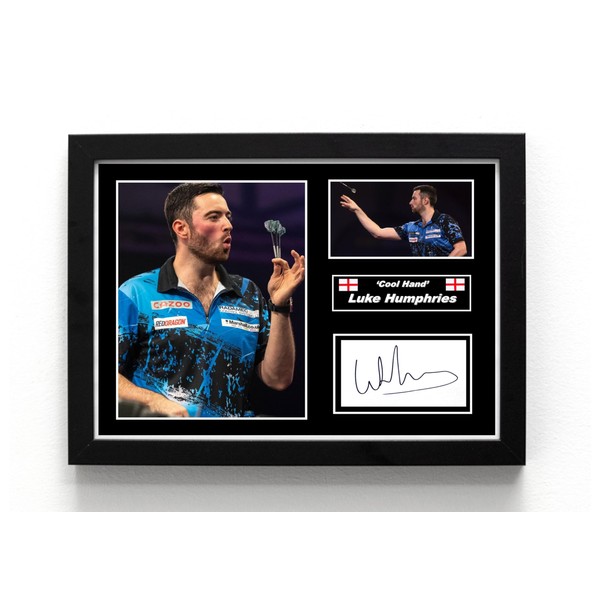 Generic Darts Icon Luke Humphries - signed autographed print (copy)