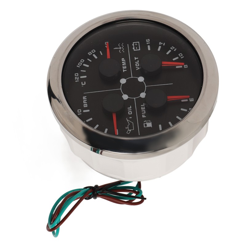 4in1 85mm Guage Multifunction Fuel Level Oil Pressure Water Temp