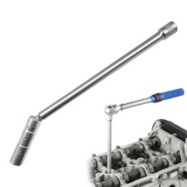 Gasedin Extended Magnetic Spark Plug Socket, 3/8" Drive 12 Point Spark Plug Wrench for Quick Removal & Installation, Spark Plug Removal Tool for Most Cars, Car Accessories