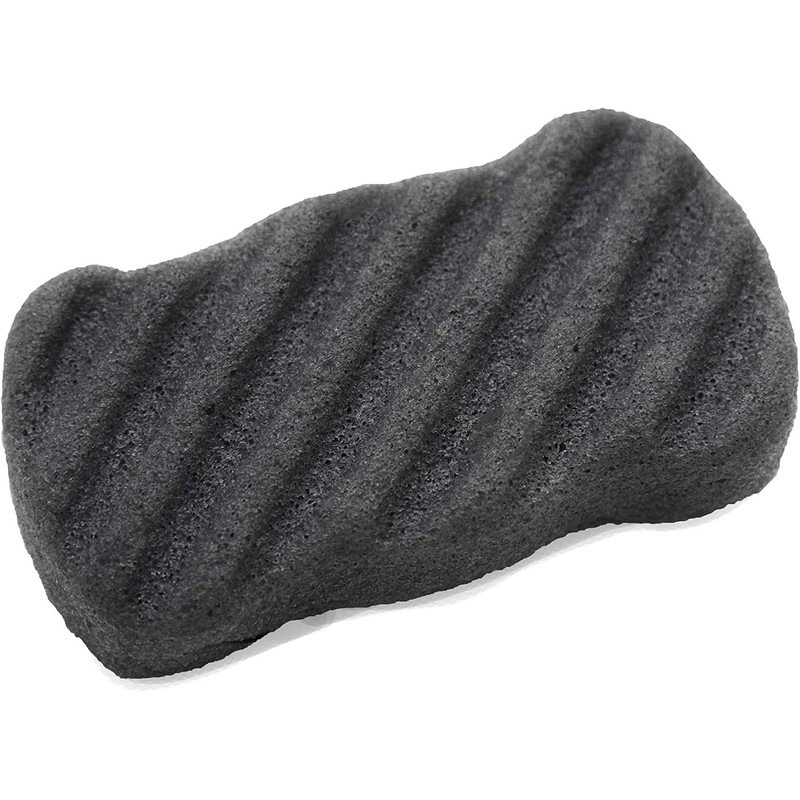 NORI Esponja KONJAC Corporal Carbon Bambu -KONJAC SPONGE NATURAL CHARCOAL