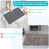 TBEECOZY Stone Bath Mat,Bath Rug Diatomaceous Earth Shower Mat,Drying Hard