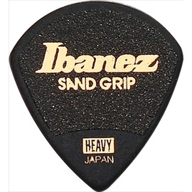 Ibanez PPA18HSGBK Grip Wizard Series Sand Grip Pick [HEAVY] 6 Pack Black