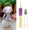 Embroidery Needle Punch Pen Sewing Threaders Tool Kit with 3