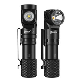 WUBEN L1 Linternas LED Alta Potencia 2000 Lúmenes, Linterna LED Recargable USB Táctica Militar Potente, Linterna Pequeña a Pilas, IPX68 Impermeable 6 Modos Portátil Flashlight Emergencia Camping